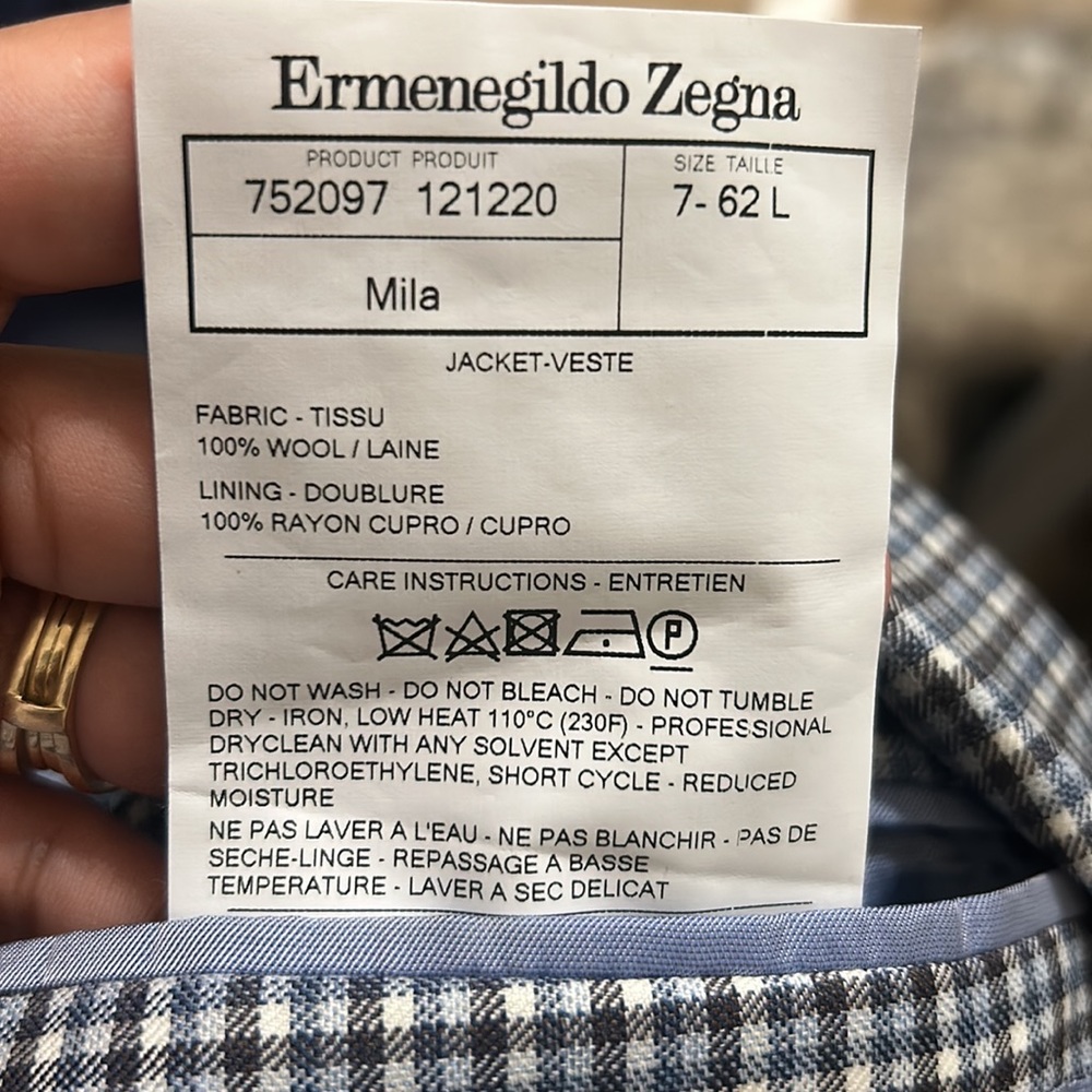 Ermenegildo Zegna plain Suit Jacket